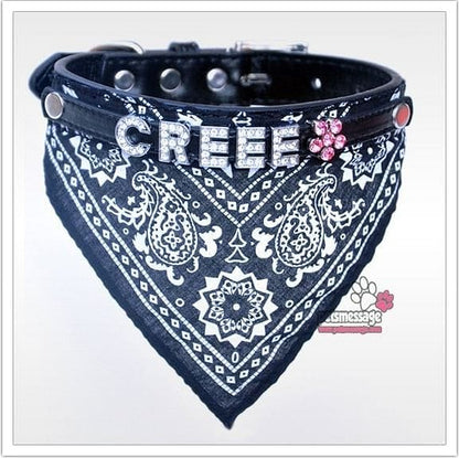 VVS Jewelry hip hop jewelry Custom Dog/Cat Collar Bandana