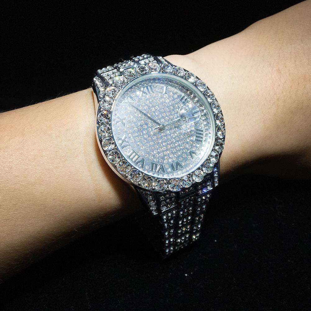 VVS Jewelry hip hop jewelry Diamondz Bust Down Watch