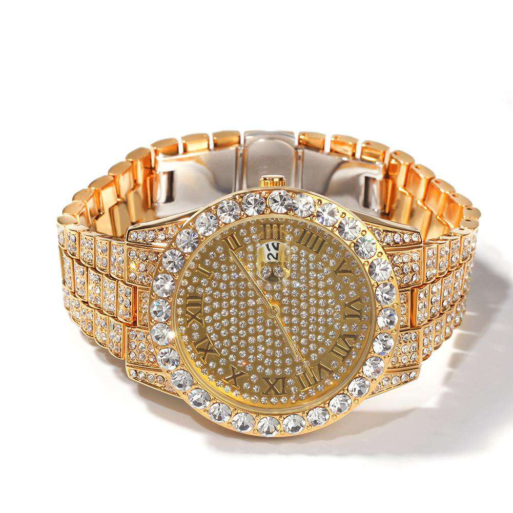 VVS Jewelry hip hop jewelry Diamondz Bust Down Watch