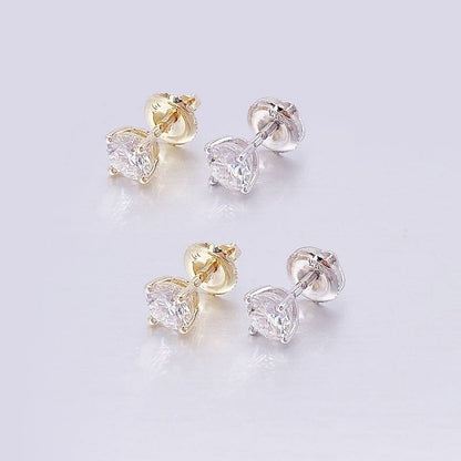 VVS Jewelry hip hop jewelry earrings 10k Solid Gold Moissanite Earrings