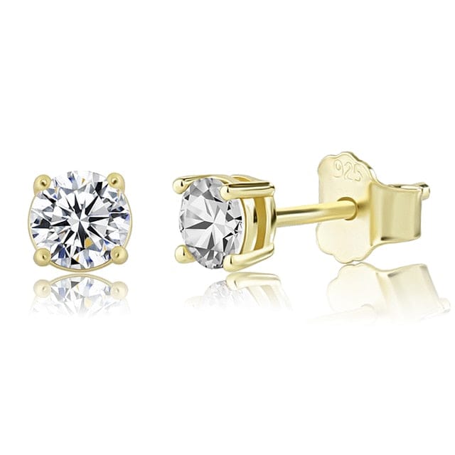 VVS Jewelry hip hop jewelry Earrings 925 Sterling Silver 0.1-0.5 VVS Carat Moissanite Stud Earrings