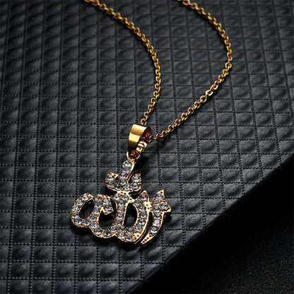 VVS Jewelry hip hop jewelry Islamic Allah Bling Pendant Necklace