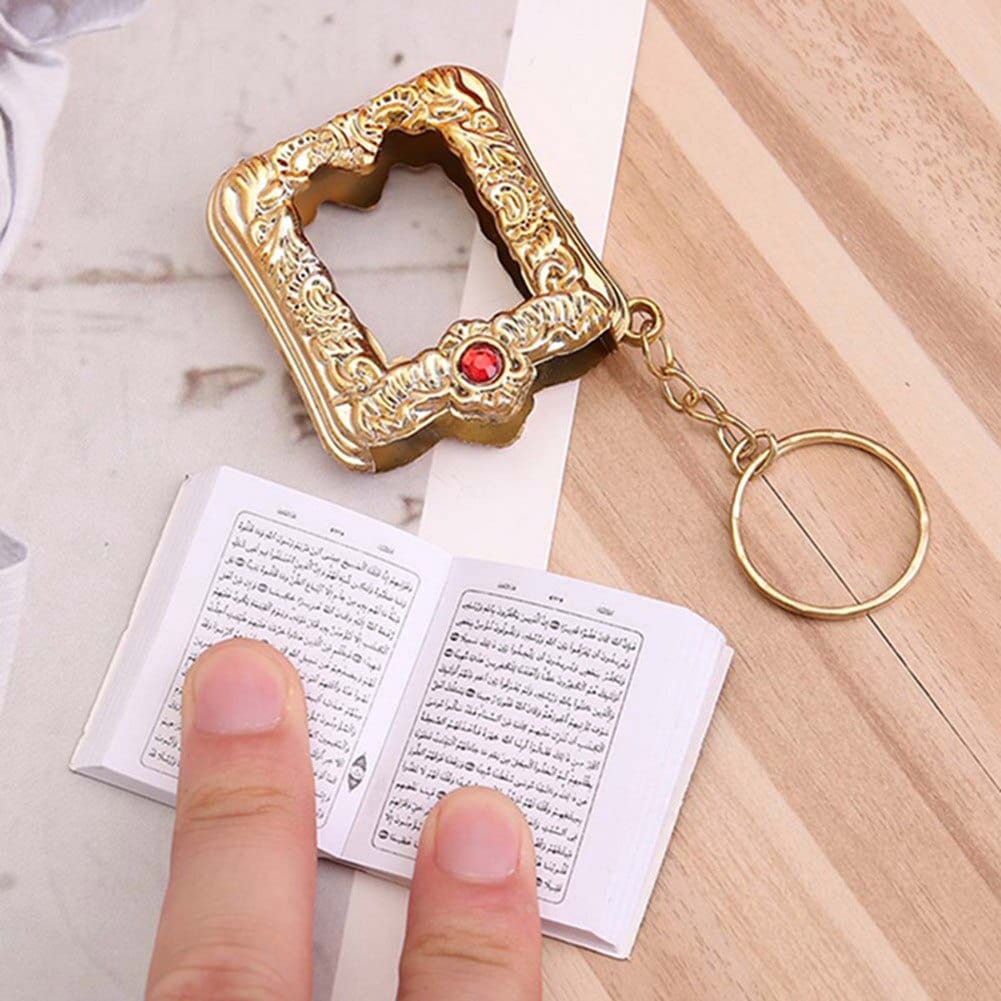 VVS Jewelry hip hop jewelry Islamic Mini Quran Pendant Keychain