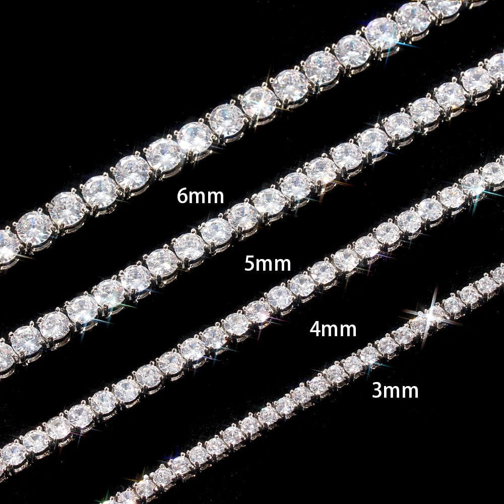 VVS Jewelry hip hop jewelry moissanite VVS Jewelry S925 Sterling Silver Moissanite Tennis Bracelet