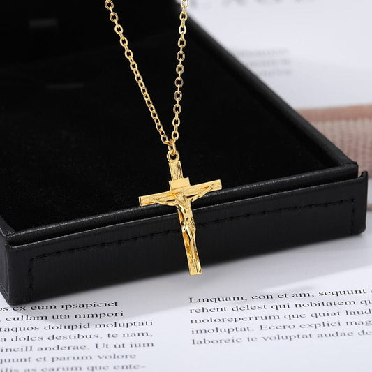 VVS Jewelry hip hop jewelry necklaces Jesus Cross Pendant Necklace