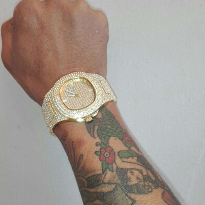 VVS Jewelry hip hop jewelry OG Bust Down Watch