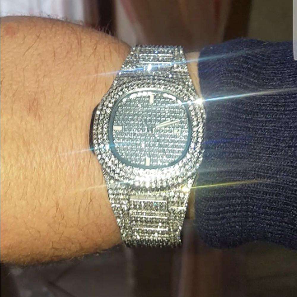 VVS Jewelry hip hop jewelry OG Bust Down Watch