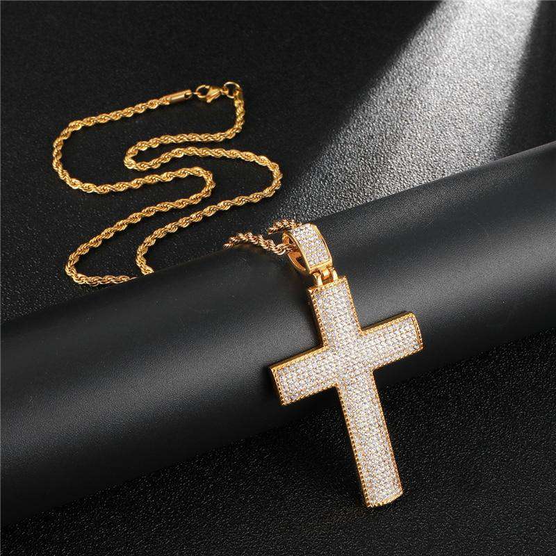 VVS Jewelry hip hop jewelry Pendants With Chains VVS Cross Pendant