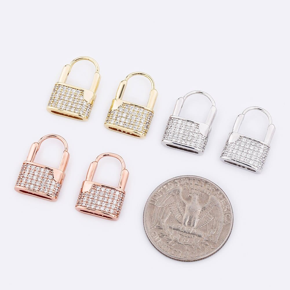 VVS Jewelry hip hop jewelry Premium Icey Lock Earrings