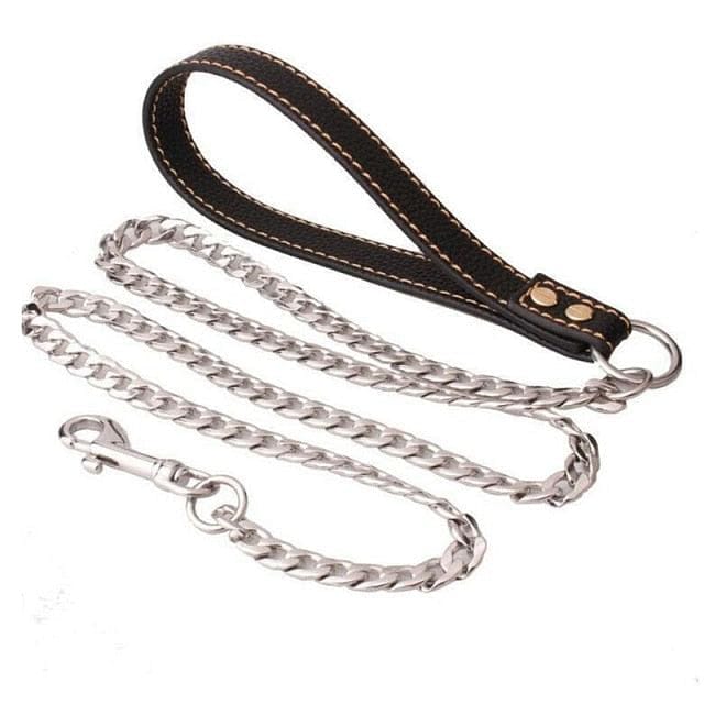 VVS Jewelry hip hop jewelry Silver / 11.5mmX125cm VVS Jewelry Cuban Link Gold Dog Leash