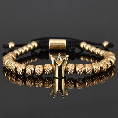 VVS Jewelry hip hop jewelry Sparta 3pcs Crown Bracelet