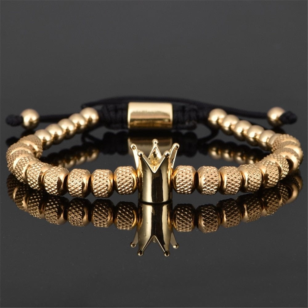 VVS Jewelry hip hop jewelry Sparta 3pcs Crown Bracelet