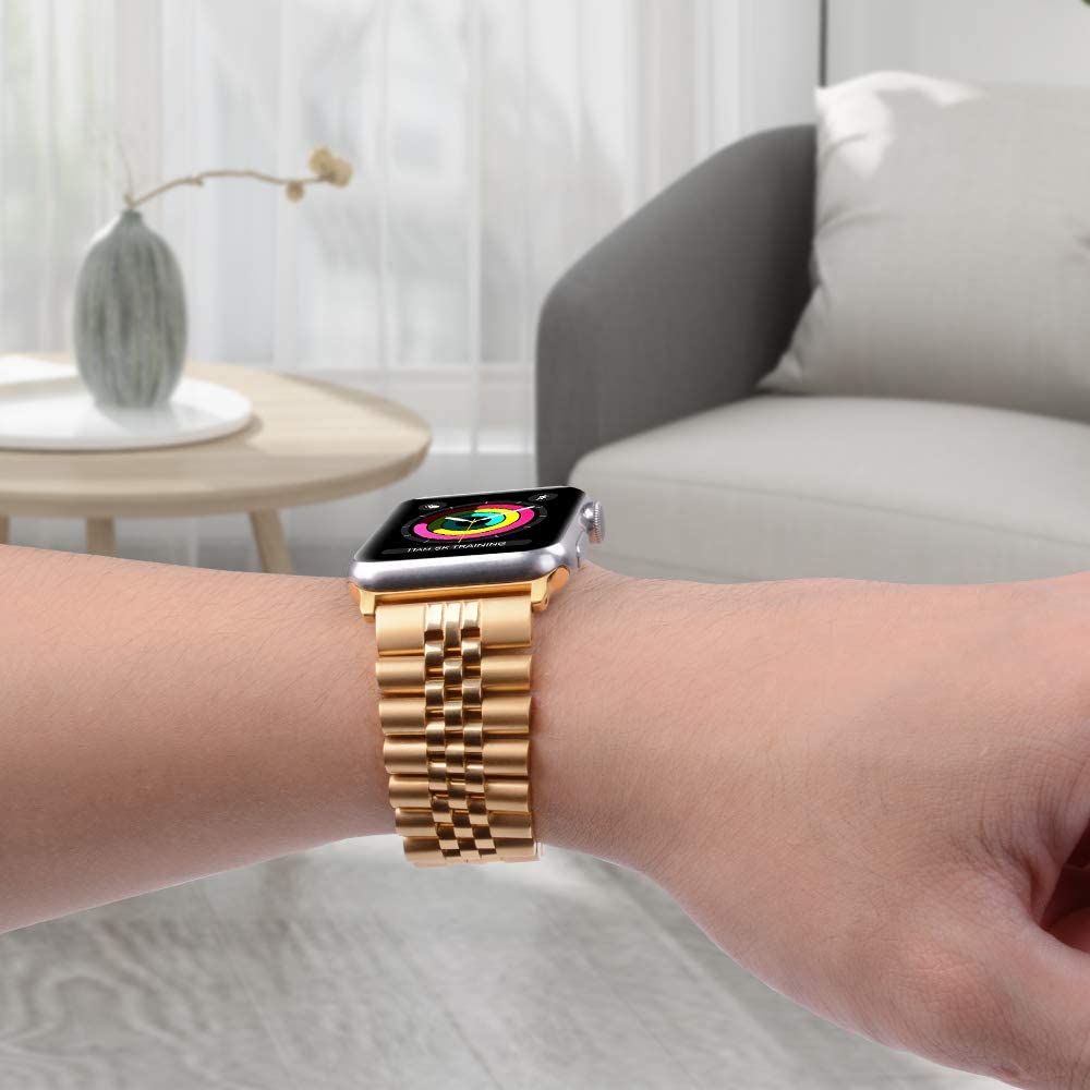 VVS Jewelry hip hop jewelry Two-tone Classic Apple Watch Band