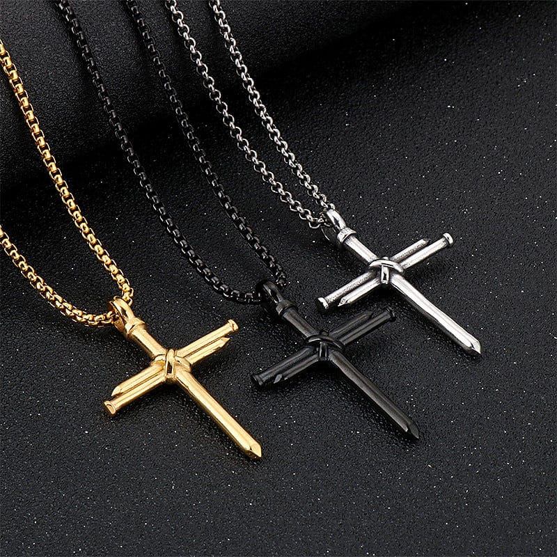 VVS Jewelry hip hop jewelry VVS Jewerly Nail Cross Pendant Chain