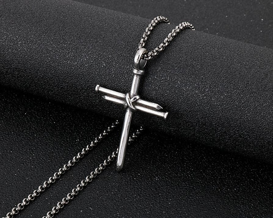 VVS Jewelry hip hop jewelry VVS Jewerly Nail Cross Pendant Chain