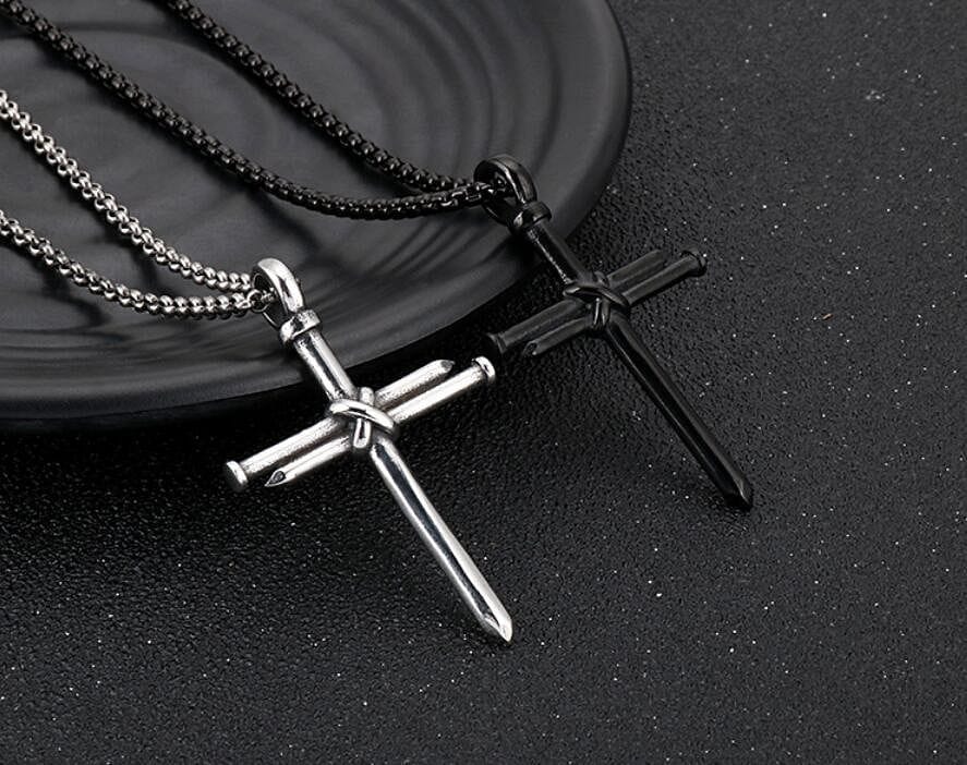 VVS Jewelry hip hop jewelry VVS Jewerly Nail Cross Pendant Chain