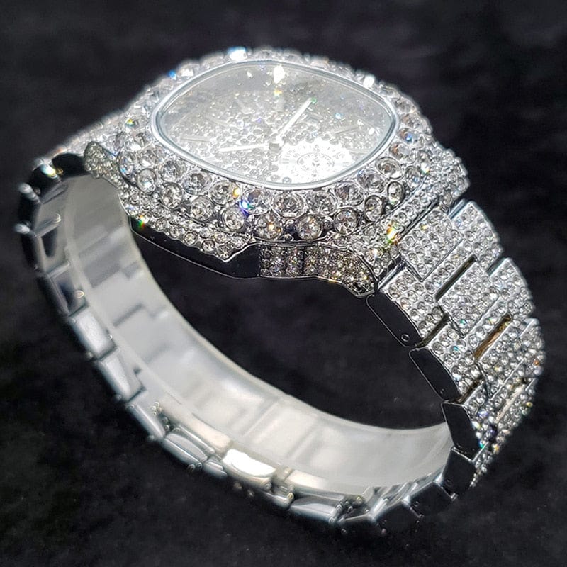 VVS Jewelry hip hop jewelry Watch VVS Jewelry Chronograph Shine Iced out Watch