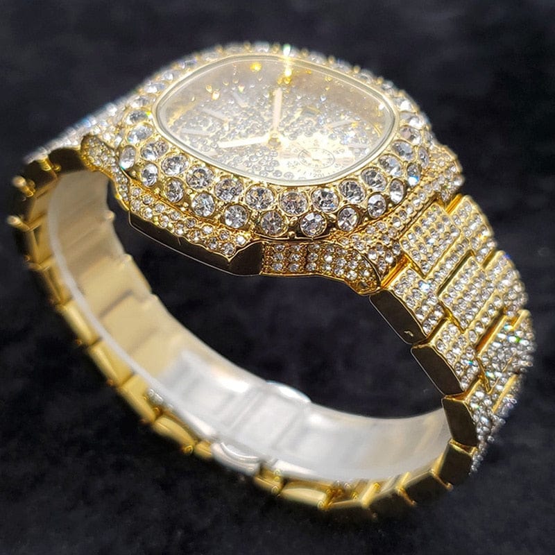 VVS Jewelry hip hop jewelry Watch VVS Jewelry Chronograph Shine Iced out Watch