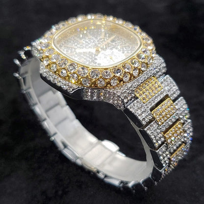 VVS Jewelry hip hop jewelry Watch VVS Jewelry Chronograph Shine Iced out Watch