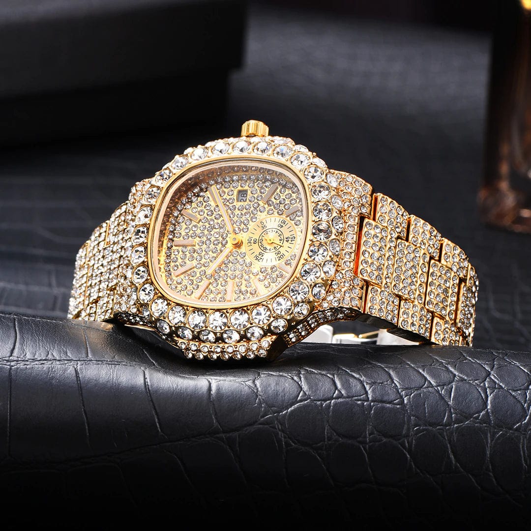 VVS Jewelry hip hop jewelry Watch VVS Jewelry Chronograph Shine Iced out Watch