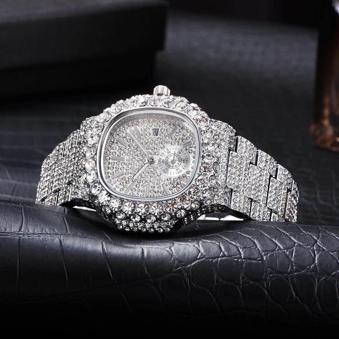 VVS Jewelry hip hop jewelry Watch VVS Jewelry Chronograph Shine Iced out Watch