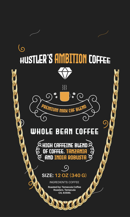 VVS Jewelry hip hop jewelry Whole / 12oz Hustler's Ambition Coffee